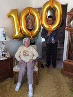 Margaret Kuenzig turns 100 years old